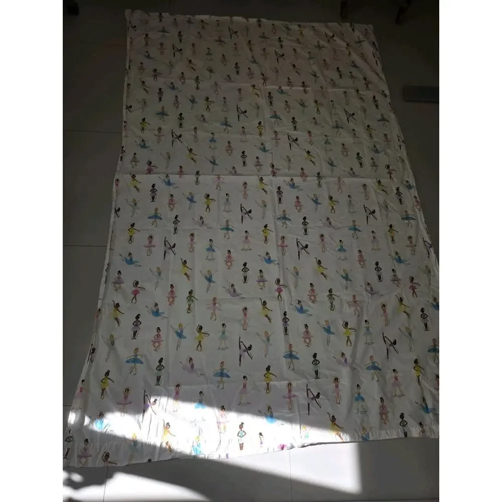 Pottery Barn Kids Ballet Ballerina Positions Organic Flat Sheet Only Twin